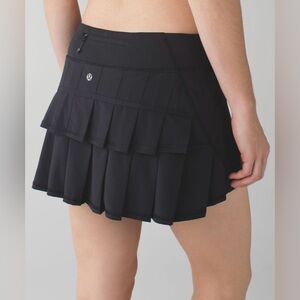 Y2K Lululemon Run: Pace Setter Skirt Black Size 4 -Retired 2012 Rare Release NWT
